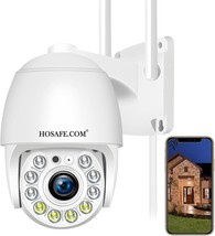 Outdoor Security Camera, Hosafe Wifi Ip Camera Home Security System, Flo... - $64.97