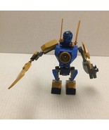 Official Lego Ninjago Blue Ninja Jay Minifigure with Mech - $13.46