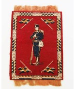 Vintage early 1900&#39;s cigar cigarette felt soldier in blue uniform - $374.21 MXN