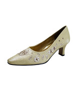 `FLORAL Fern Women&#39;s Wide Width Dress Slip-On Satin Pumps - $34.95