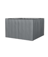 Outsunny 10&#39;x12&#39; Universal Gazebo Sidewall Set - Gray Replacement Panels - $137.45 CAD