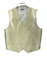 St. Patrick Men&#39;s Yellow Vest 5 Buttons 2 Front Pockets Polyester Sizes ... - $19.99