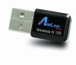 Airlink101 AWLL5077 Golden 150Mbps Wireless Mini USB Adapter - $27.67