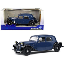 1937 Citroen Traction Dark Blue and Black 1/18 Diecast Model Car by Solido - £57.69 GBP