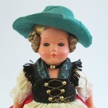 Austrian Strung Doll Sleep Eyes B-B Plastic Stand Vintage Made In Hong Kong - £25.79 GBP