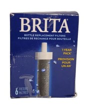 BRITA Bottle Replacement Filters 6 Filters 1 Year Pack (BRAND NEW) - £12.60 GBP