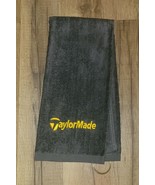 TaylorMade Embroidered Golf Towel 16x26 Gray - £13.39 GBP