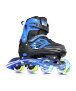 New Inline Skates for Men Women Boys Girls Size 34-37 Adjustable Roller ... - $24.74