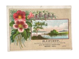 Challenge Spring Bed Victorian Trading Card H.J. Byrer Shelby OH Furniture - £13.44 GBP