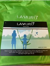 Lamuro Hanging Tree Swing Set Green Children Kids Portable Swing - $19.79