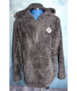 Blue 84 Size Large Charcoal 1/4 Zip Sherpa Pullover Hoodie Medora, North... - £10.99 GBP