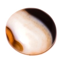 61.8 CT Natural Botswana Agate Cab Gemstone Round Loose Stone for Jewelry Making - £9.42 GBP
