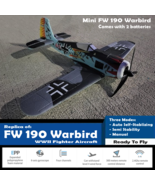 RC Airplane FW190 Warbird Aerobatics Aircraft One Click Stunt Gyro Contr... - $109.99