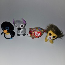 4 Ty Beanie Boo Plush McDonalds Happy Meal Toy Lot Louie Rugger Waddle KooKoo - £13.41 GBP