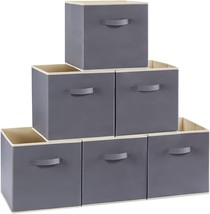Set Of 6 Grey Lifewit Collapsible Storage Cubes 11 Inch, And Storage Room. - £31.62 GBP