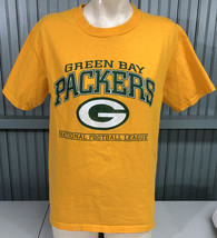 Green Bay Packers Yellow NFL Medium T-Shirt  - $11.55