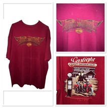 GASLIGHT HARLEY DAVIDSON MORDEN MANITOBA CANADA MENS RED TSHIRT SIZE 2XL... - $203.01 MXN
