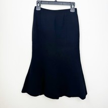 Emilio Pucci Virgin Wool Midi skirt w/ Zipper Closure Size 6 in Black - $1,779.31 MXN
