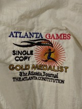 Vtg 1996  Atlanta Games Single Copy Gold Medalist  Size XL Windbreaker Flags - £158.03 GBP