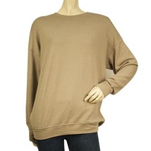 Alo Yoga Brown Beige Top Sweatshirt Sport Lounge Top size XS - $58.41