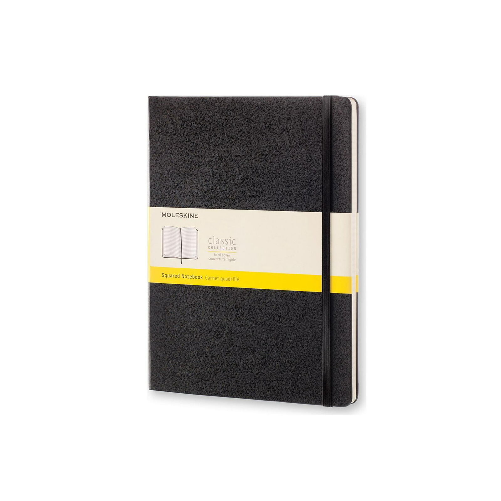 Primary image for Moleskine Classic Notebook, Extra Large, Squared, Black, Hard Cover (7.5 X 10)