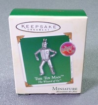 Hallmark 2002 Tin Man Wizard of Oz Miniature Ornament QXM4556 - $14.95