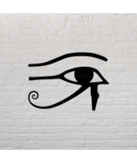 Eye of Horus Egyptian Silhouette Decal | White/Black | Premium Quality |... - $6.89