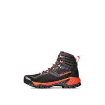 Mammut Men&#39;s Hiking Mountaineering Boot, Black, Hot Red, 8 - £177.93 GBP
