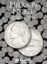 Jefferson Nickel Coin Folder Album #3, starting 1996 by H.E. Harris - £7.58 GBP