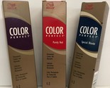 Wella COLOR PERFECT Permanent Creme Gel Hair Color ~ 2 oz. ~ (LOT OF 6 T... - £28.35 GBP