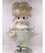 Precious Moments Doll Vintage Blonde Tonya with Stand 12 inch 1994 Plastic - $26.37