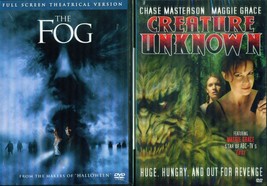 Maggie Grace Horror: Creature Unknown &amp; The Fog - Tom Welling New 2 Dvd - £11.67 GBP