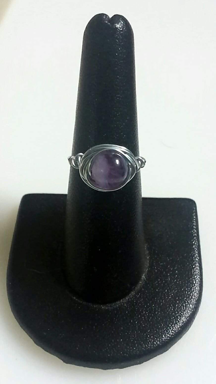Wire Wrap Crystal Rings 4 - $8.44