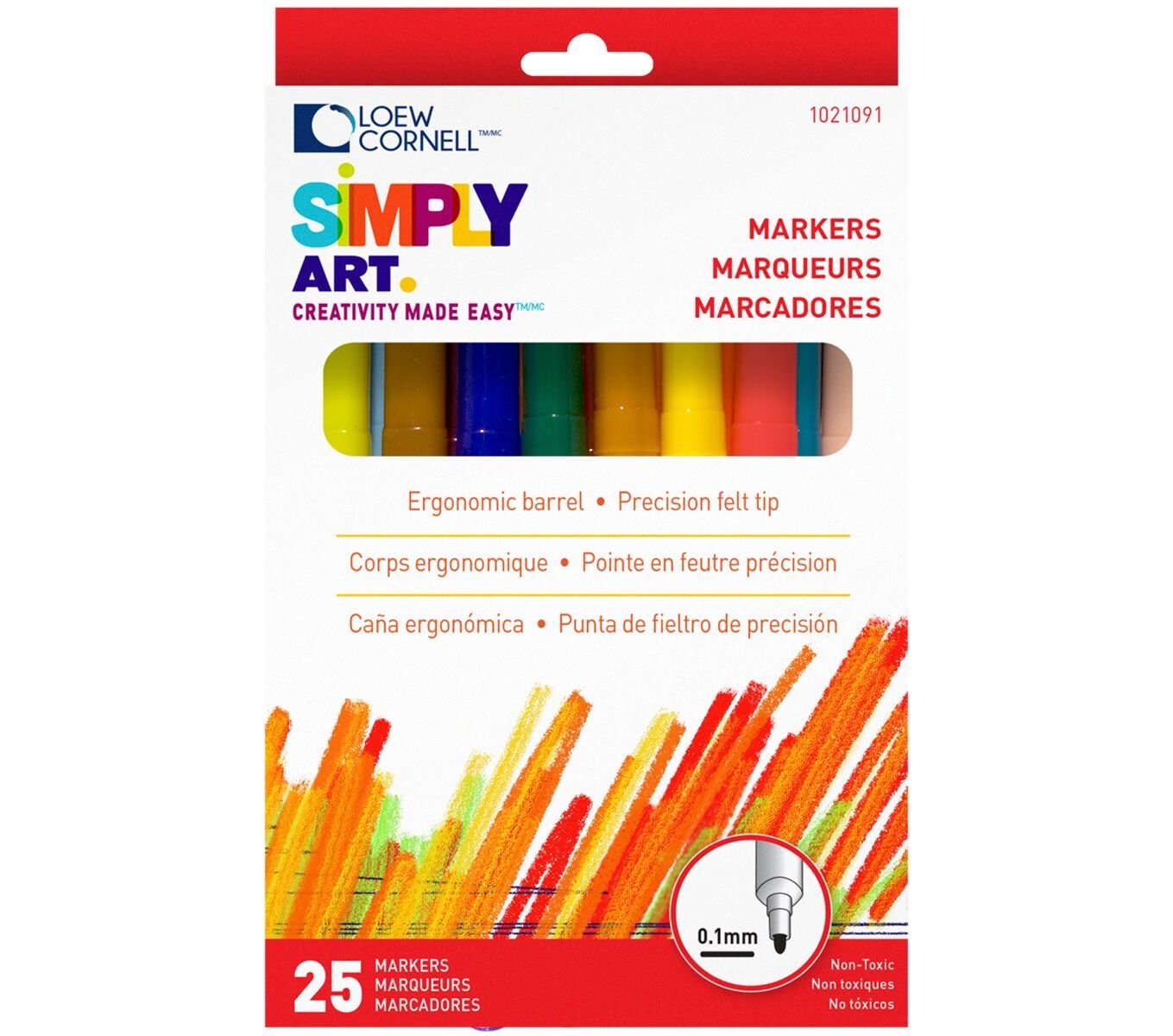 Loew-Cornell 1021091 Simply Art Triangle Markers - $14.84