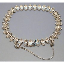 Silver Vintage Rhinestone Bracelet - $912.21 MXN