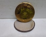 Volupte Compact cherubs angels Round 1960s Gold Tone - $49.49