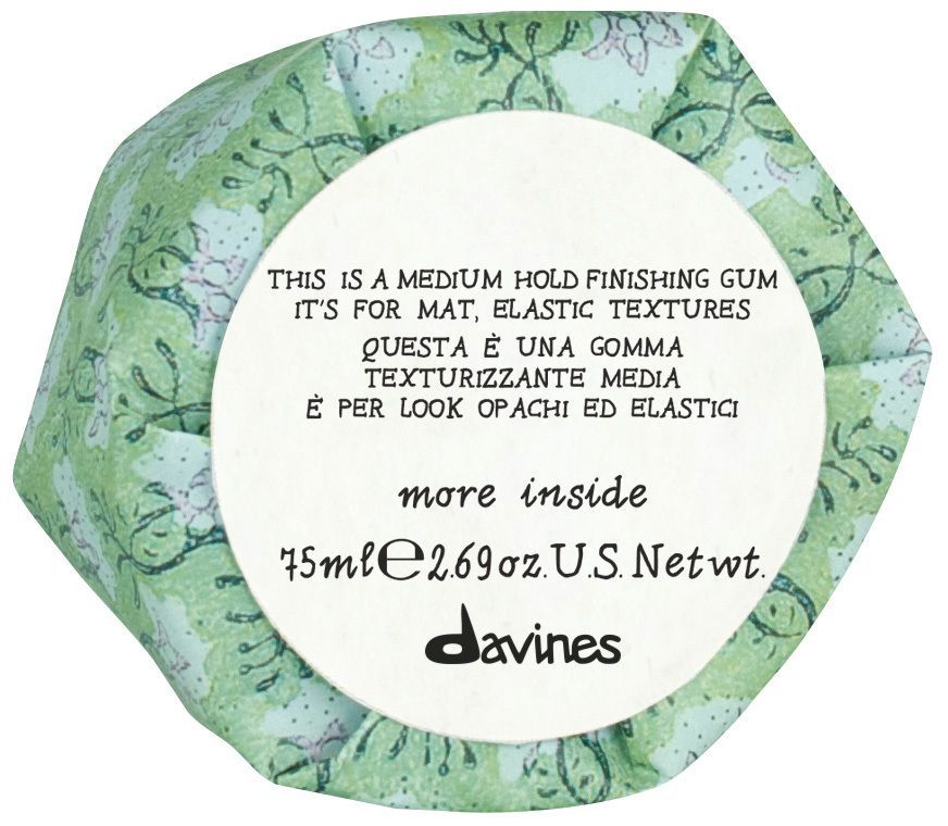 Davines More Inside Medium Hold Finishing Gum 2.69oz