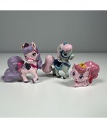 Disney Princess Palace Pets Mini Lot of 2 Toy Horses And Rogue Cat Figures - £5.46 GBP