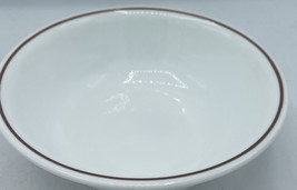 Corelle Indian Summer Melody Harvest Home Brown Stripe Cereal Bowl 6 1/4” EUC - £6.32 GBP