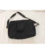 Black Two Pocketed Zip Up Shoulder Strap Laptop Bag 17&quot; X 13&quot; 34533 - $215.38 MXN