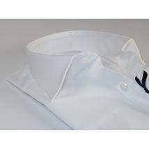 Mens 100% Cotton Shirt From Turkey Manschett by Quesste Slim Fit 4029-01 White image 5