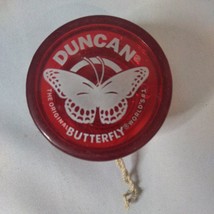 Vintage Duncan The Original Butterfly Classic YoYo World&#39;s #1 Clear Red - £8.59 GBP