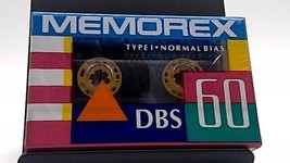 Cassette Tape Memorex Type 1 Normal Bias DBS 60 Minutes NIP - £6.27 GBP