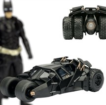 DC The Dark Knight Batman &amp; Batmobile Jada Hollywood Rides 1:24 Collectible - $923.52 MXN