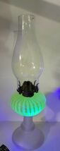 Vaseline Glass Kerosene Lamp Alva - It Glows image 2