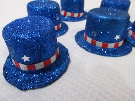 (6) Patriotic 4th of July Table Scatter Mini Hats Bowl filler Decorations  - £11.81 GBP