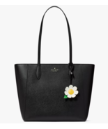 Kate Spade Dana Tote Black Saffiano KG581 Daisy Bag Charm NWT Purse $359... - £85.50 GBP