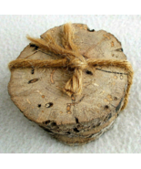 4X Rustic Wood Art Coasters Worm Holes Wedding-Bar-Poker Night Crafts OOAK - €5,12 EUR
