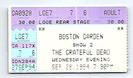 Billet De Concert Grateful Dead 28 Septembre 1994 Boston Massachusetts - $49.49