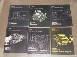 1973 Ford Car Shop Manuals Chassis, Engine, Electrical, Body, Maint, Lube + - $89.98
